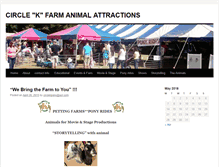 Tablet Screenshot of circlekfarmct.com